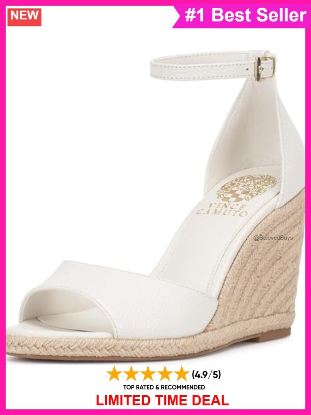 Felyn Espadrille Wedge Sandals Ankle Strap Open Toe Leather